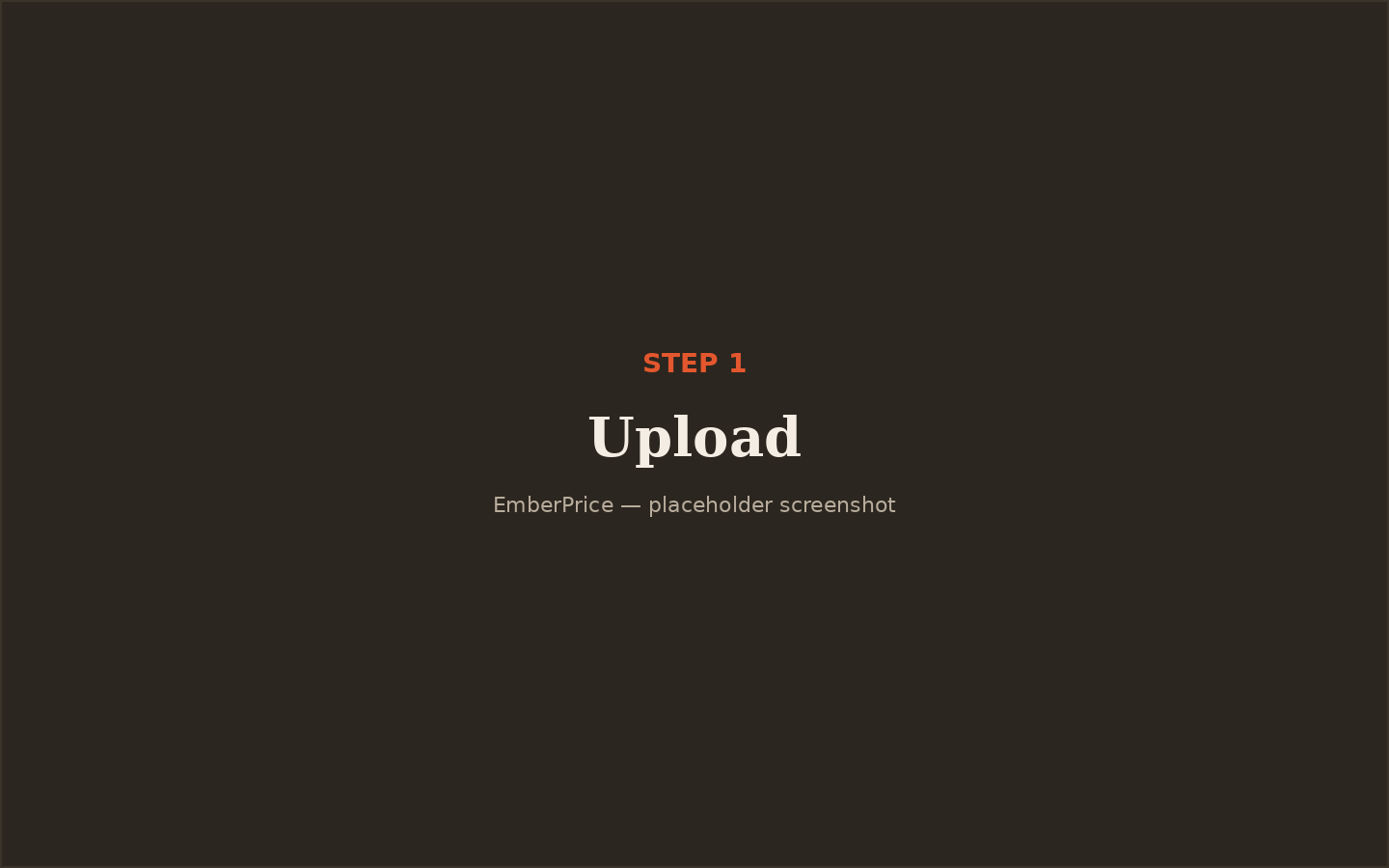Upload step showing a supplier file being dropped in